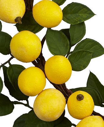 Nearly Natural - 24" Artificial Lemon Wreath