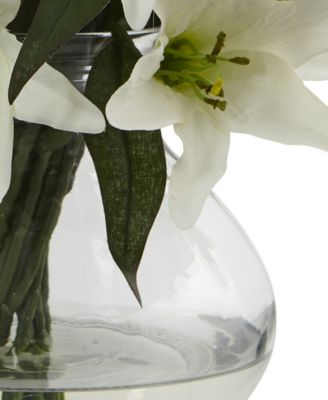 16"H Lily Silk Arrangement