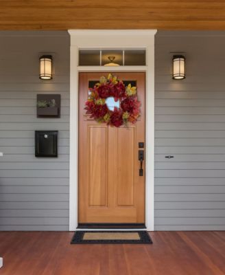 24" Peony Sedum Wreath