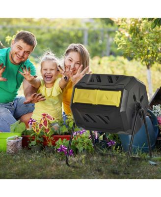 Tumbling Compost Bin Outdoor 360°,