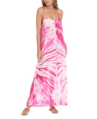 Raviya - Tie-Dye Sleeveless Maxi Swim Cover-Up
