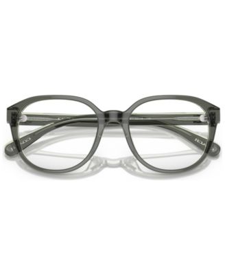 Women's Round Eyeglasses, HC6209U 52