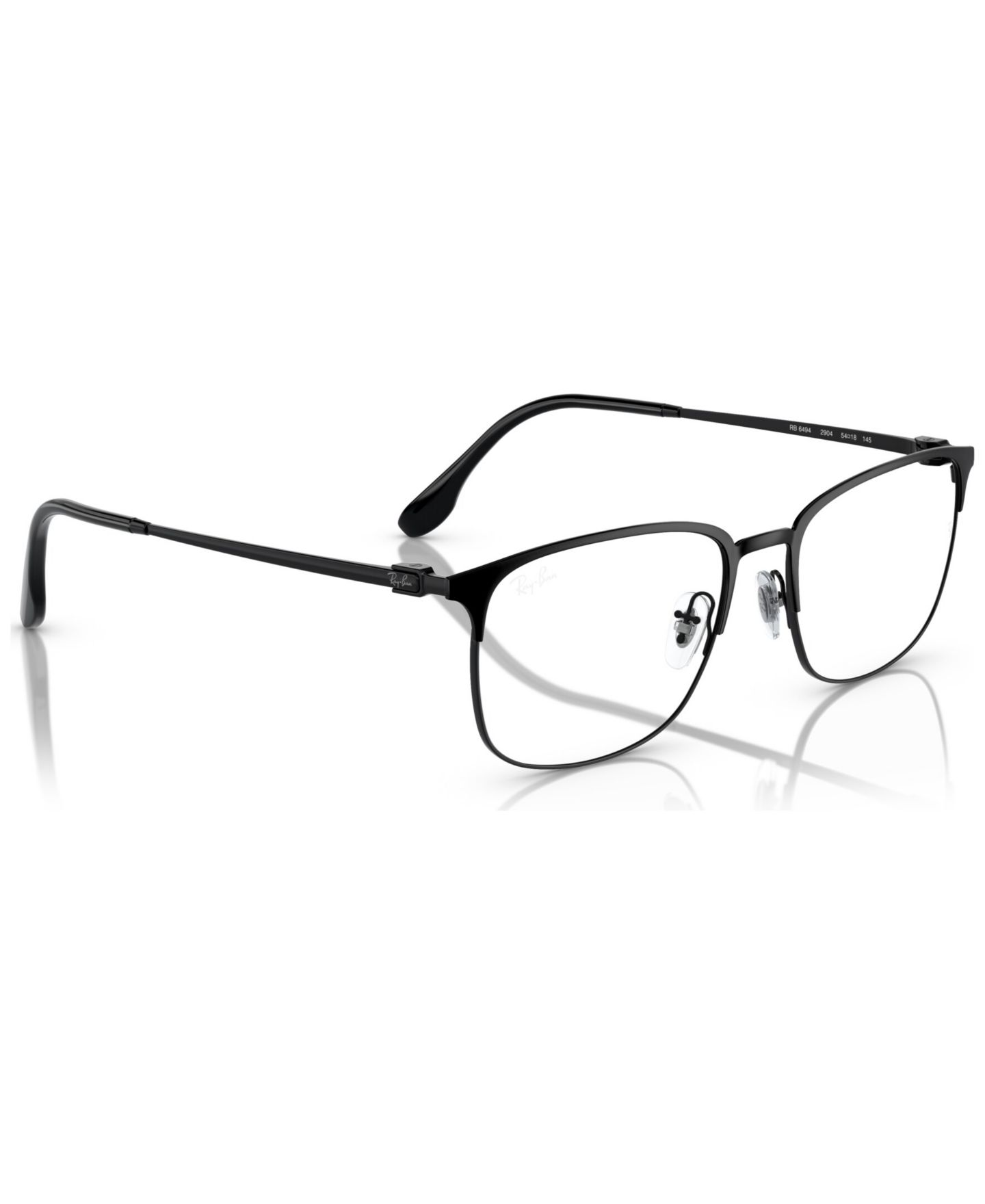 Мужские очки Ray-Ban Man Pillow Metal RB6494 Optics Eyeglasses, цвет: Чёрный — фото 4
