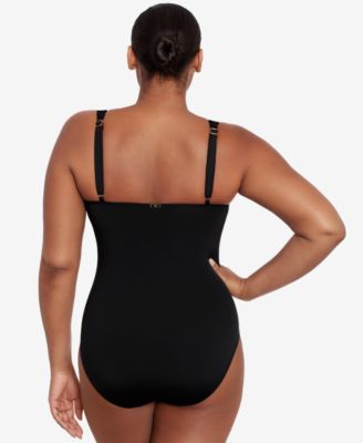 Front-Tie One-Piece Swimsuit