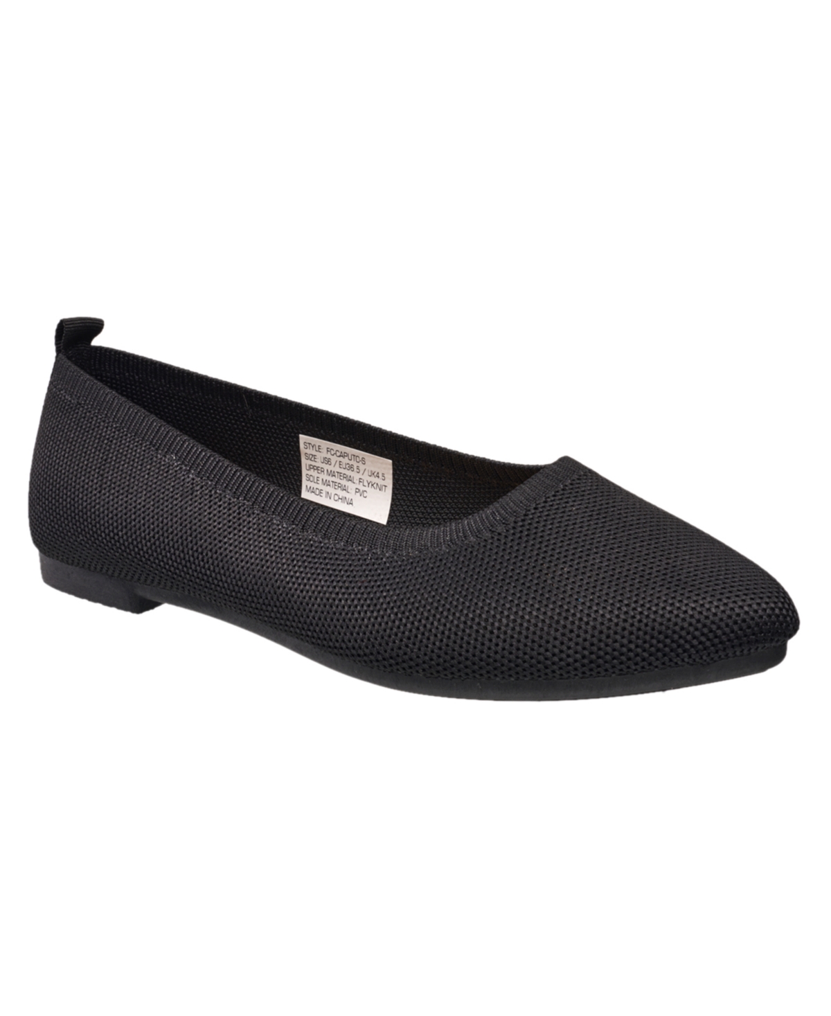 Shop French Connection Women's Caputo Round Toe Ballet Flats In Black
