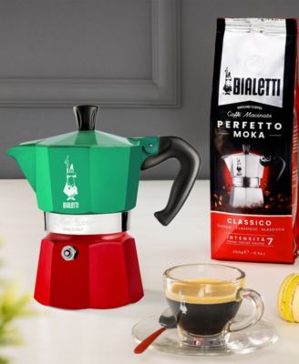 Moka Express 130 ML 3 Cups Tricolore Coffeemaker