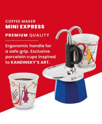 Set Mini Express "R" Kandinsky Plus 2 Bicc. 2.8 OZ Coffeemaker