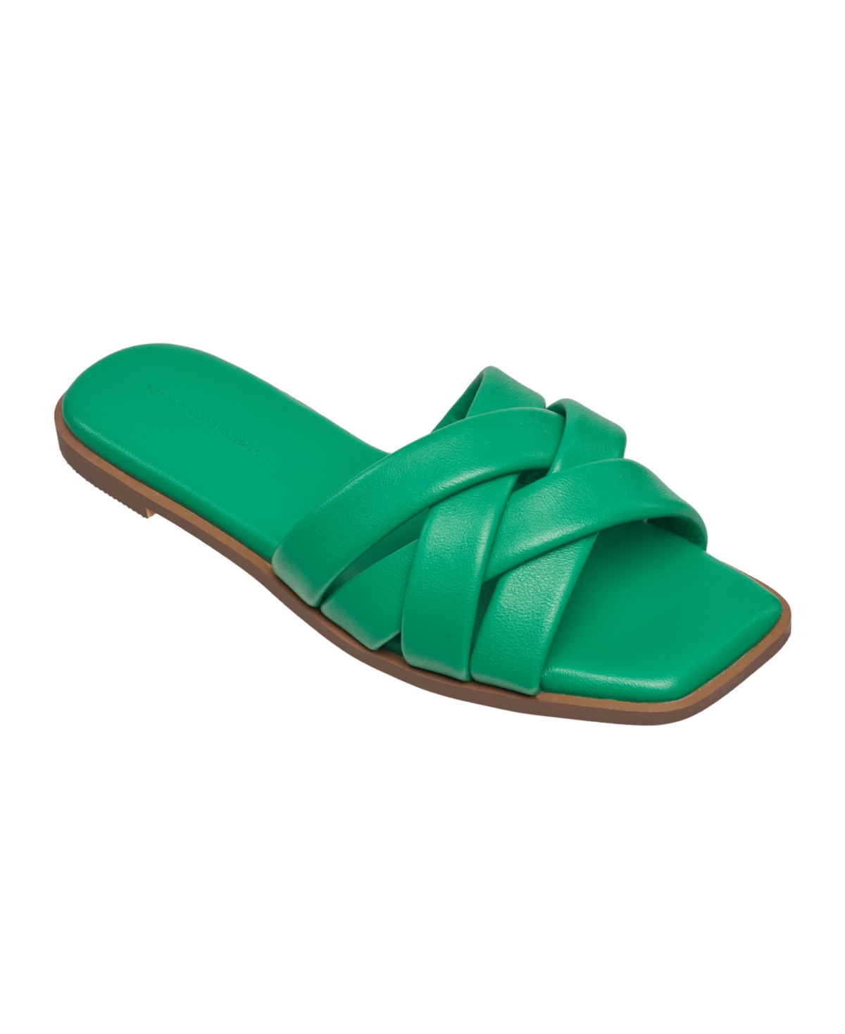 Shop French Connection Women's Shore Flat Strappy Sandals In Green