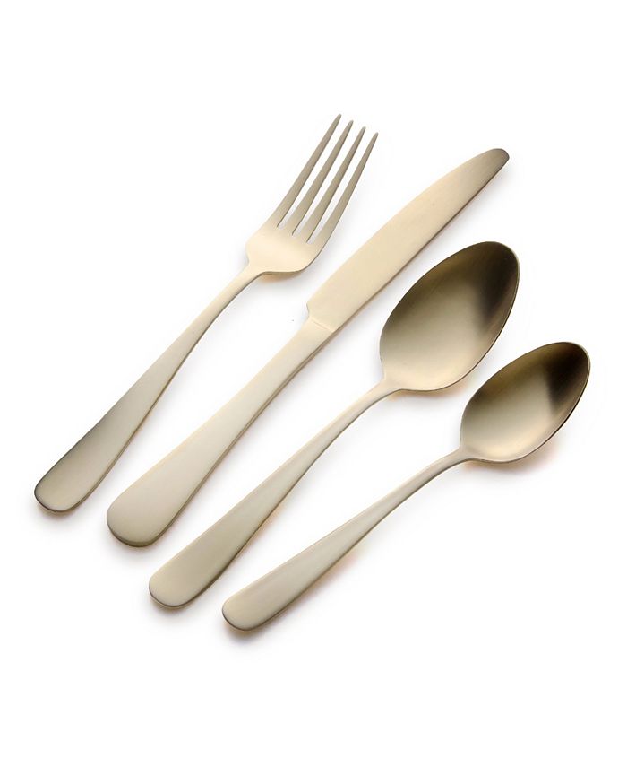 Kitchinox Selena Satin 16Piece Set, Service for 4 & Reviews Flatware