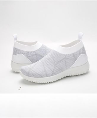 Women's Casual Slip On Sneakers with Breathable Mesh