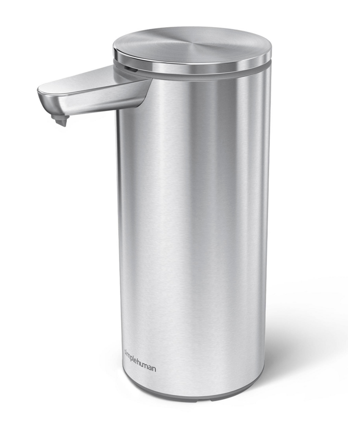 Simplehuman Rechargeable Sensor Soap Pump, 14 oz In Brushed Stainless Steel