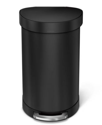 45 Liter Semi-Round Liner Rim Kitchen Trash Can