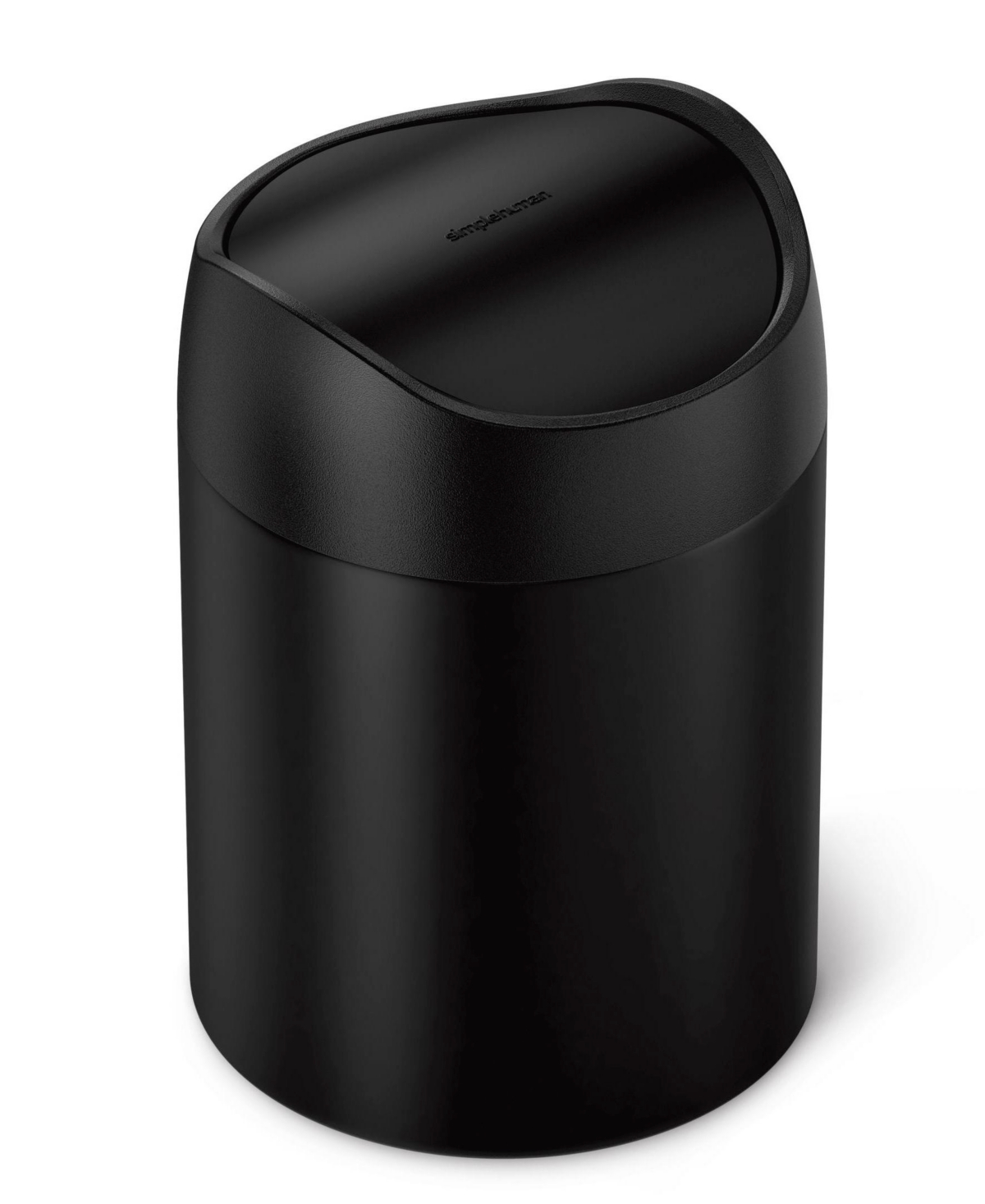 Simplehuman Mini Trash Can, 1.5 Liter In Matte Black