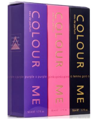 Milton-Lloyd - 3-Pc. Colour Me Pink/Purple/Gold Femme Eau de Parfum Gift Set
