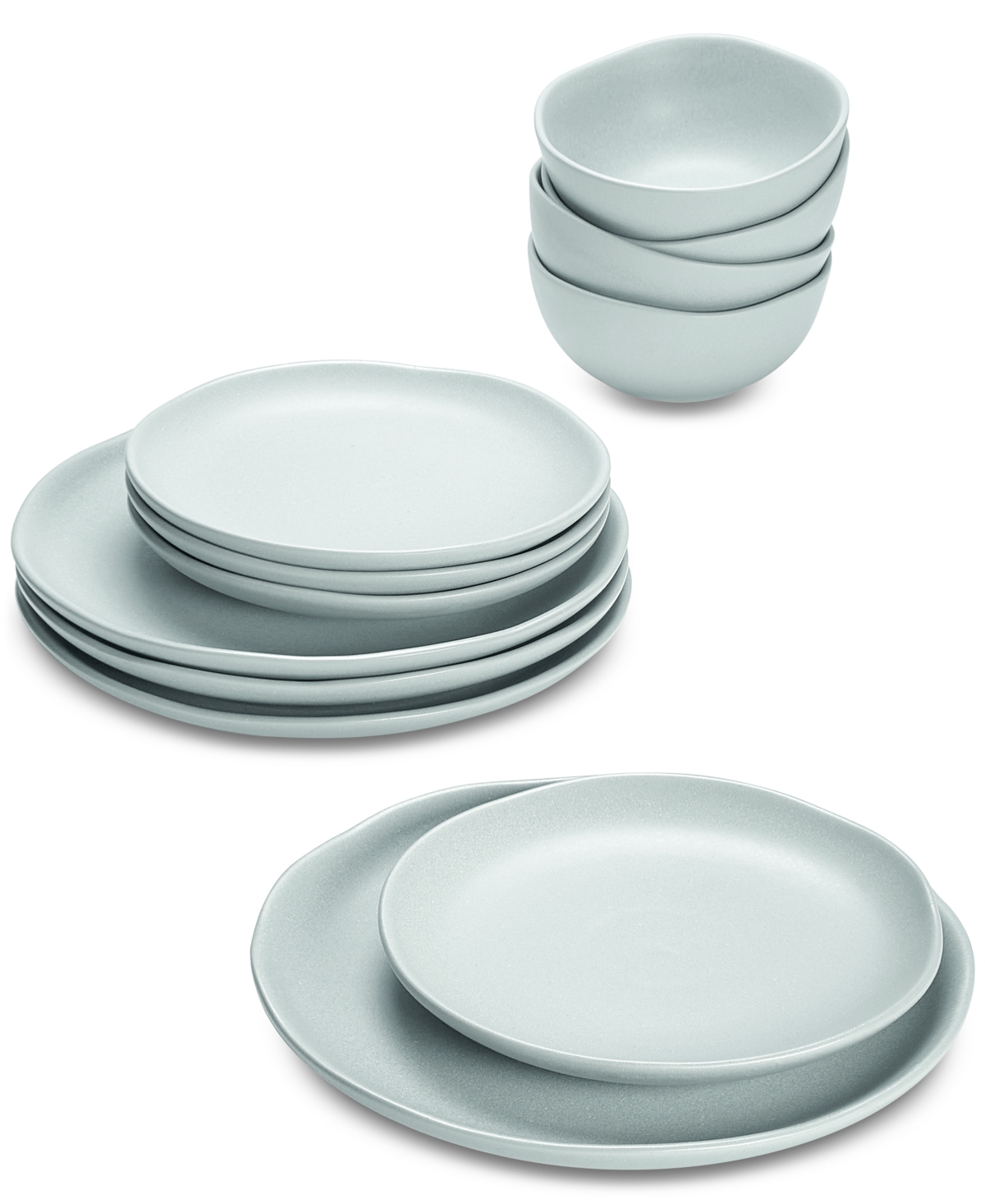 Blue 12-Pc. Dinnerware Set, Created for Macy's - Blue