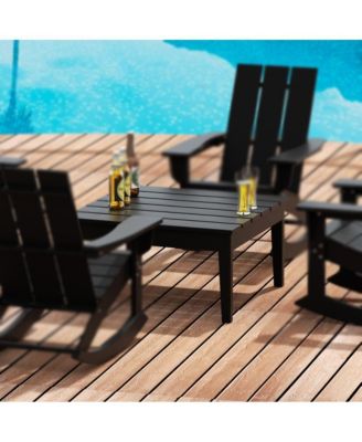 Outdoor Patio Modern Adirondack Coffee Table