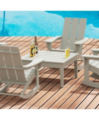 Outdoor Patio Modern Adirondack Coffee Table