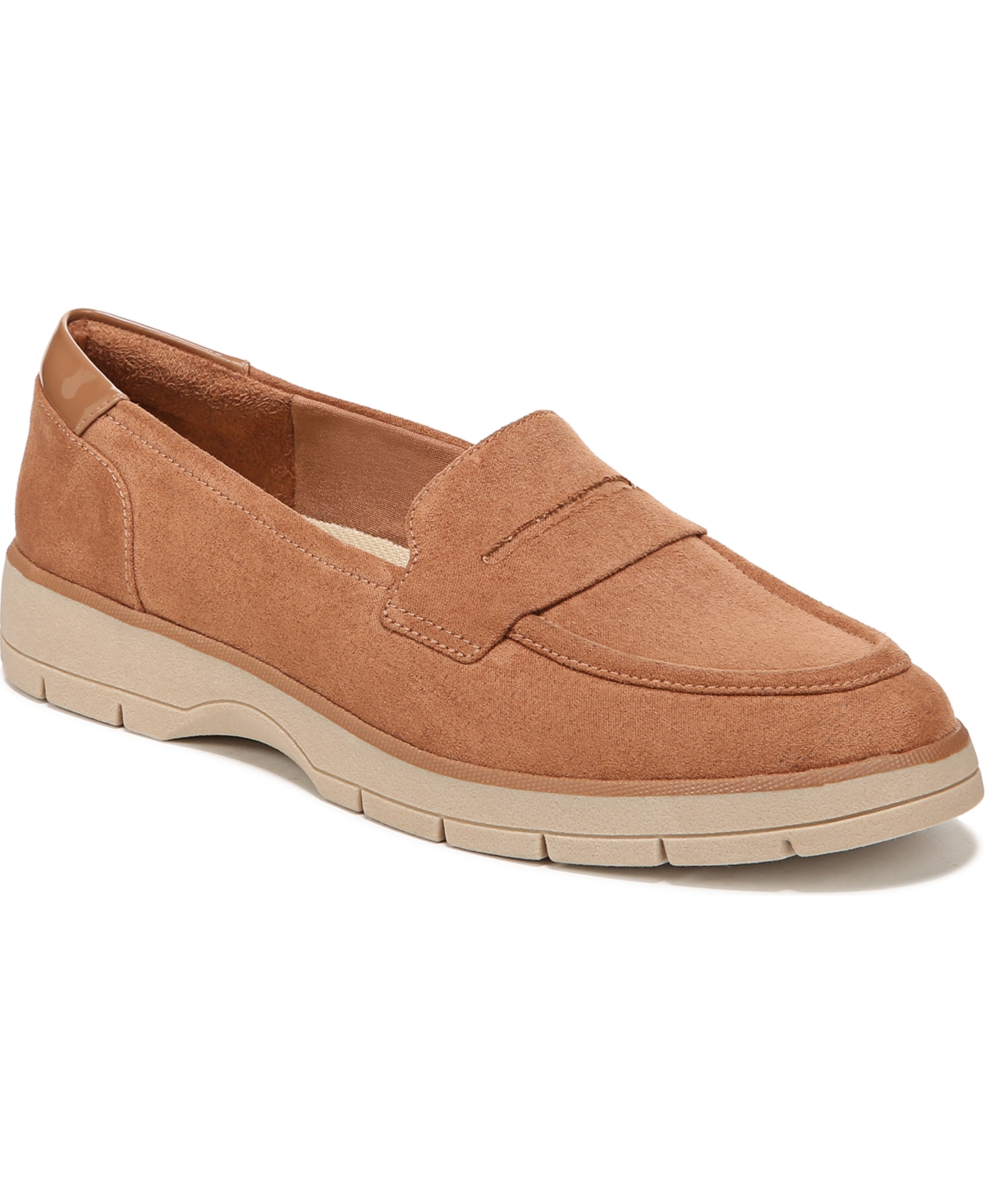 Shop Dr. Scholl's Women's Nice Day Loafers In Brown Fabric