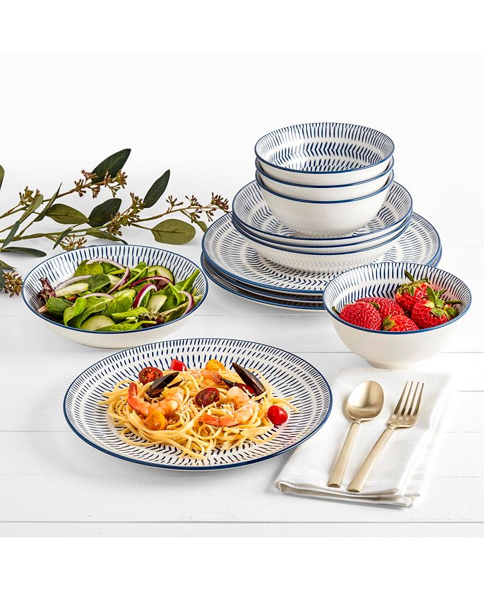 Tabletops Unlimited 12Pc Dinnerware Sets Collection Macy's