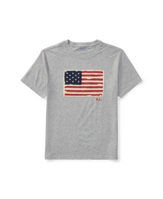 Boys' 8-20 Flag Cotton Jersey Tee