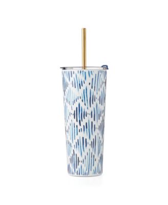 Lenox Blue Bay Stainless Steel Cocktail Tumbler - Dot