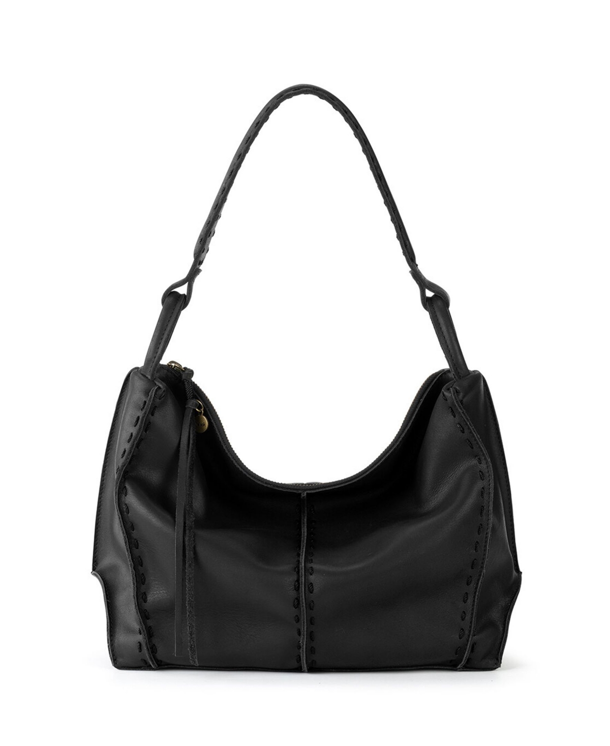 Shop The Sak Los Feliz Leather Hobo Bag In Black