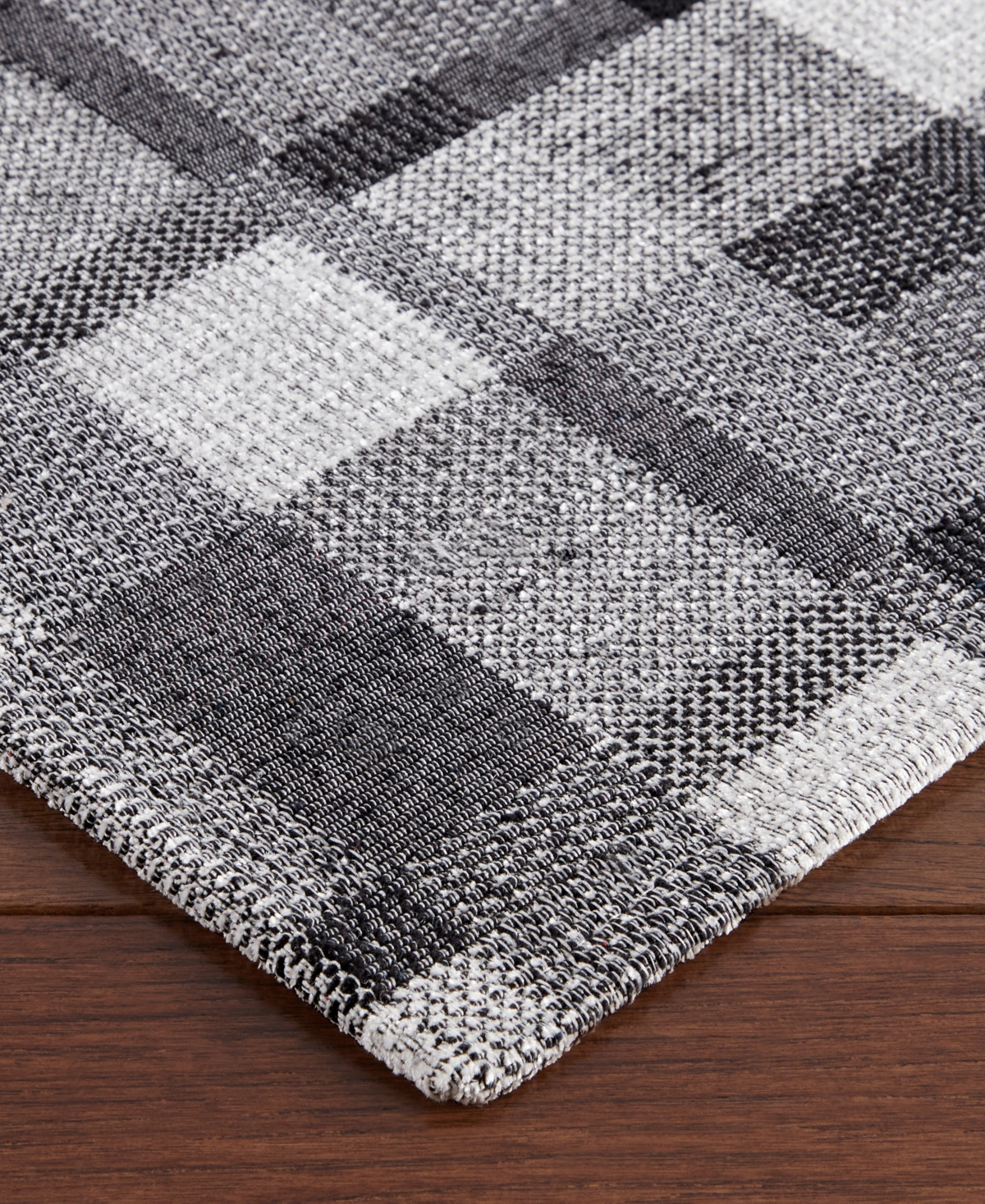 Martha Stewart Stella Plaid 3' Area Rug - Gray