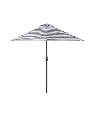 9 Ft Outdoor Patio Half Market Umbrella with Crank