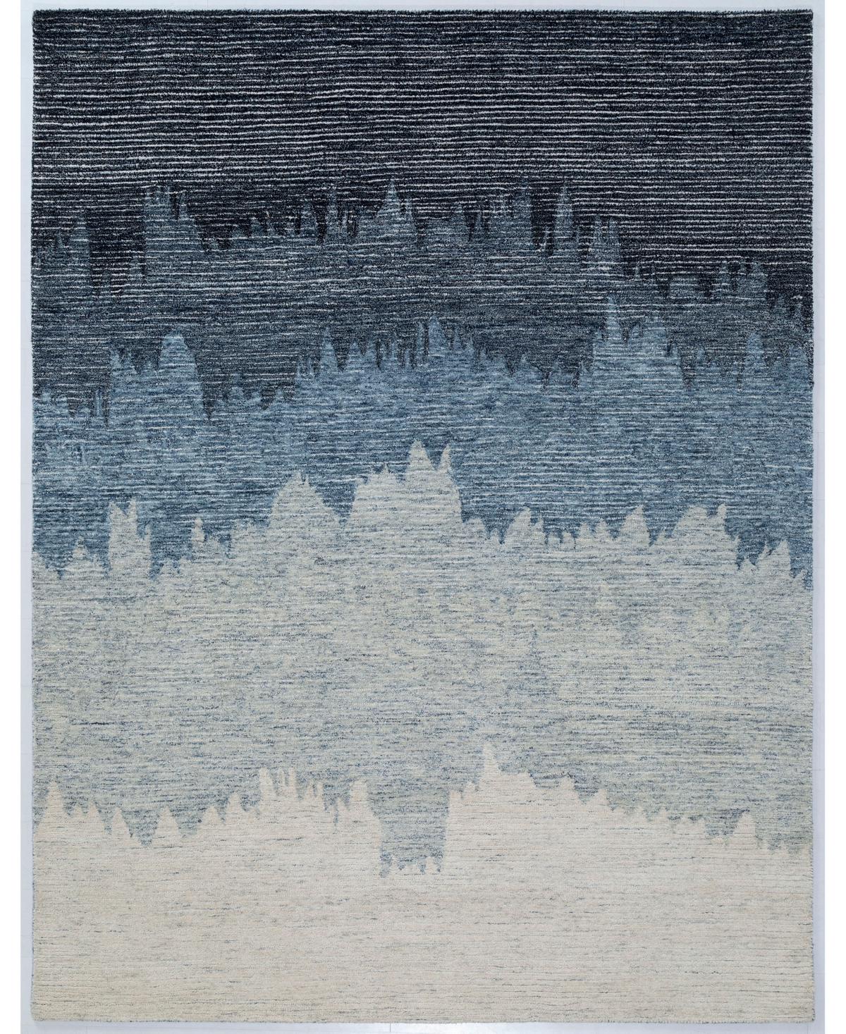 NuStory Numodern Surf 7'6in x 9'6in Area Rug - Blue
