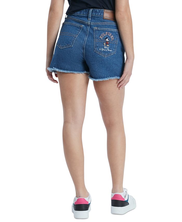 Tommy Hilfiger Women's TH X Disney Mickey Denim Shorts Macy's