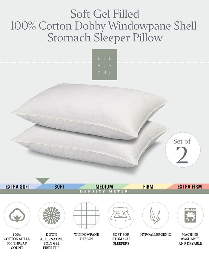 Ella Jayne 100 Cotton DobbyBox Shell Soft Density Stomach Sleeper