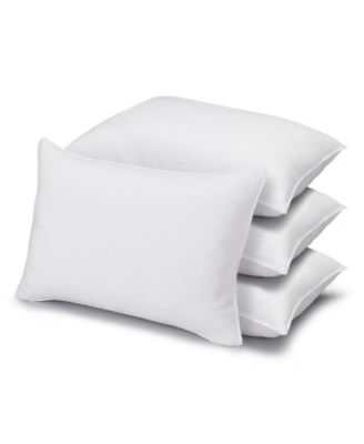 Signature Plush Allergy-Resistant Firm Density Side/Back Sleeper Down Alternative 4-Pack Pillow, Queen