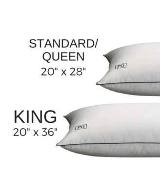 100% Cotton Sateen 2-Pack Pillow Protectors, Standard/Queen