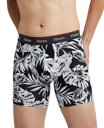 Hanes Originals Men's Stretch Cotton Boxer Brief Underwear, Moisture-Wicking