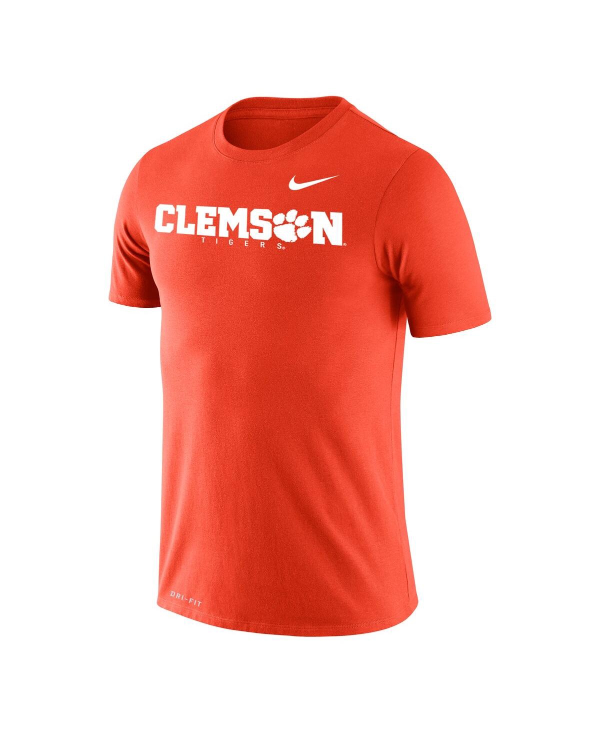 Shop Nike Men's  Orange Clemson Tigers Big And Tall Logo Legend Performance T-shirt