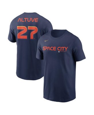 Nike Men's Jose Altuve Navy Houston Astros City Connect Name and Number T- shirt - Macy's