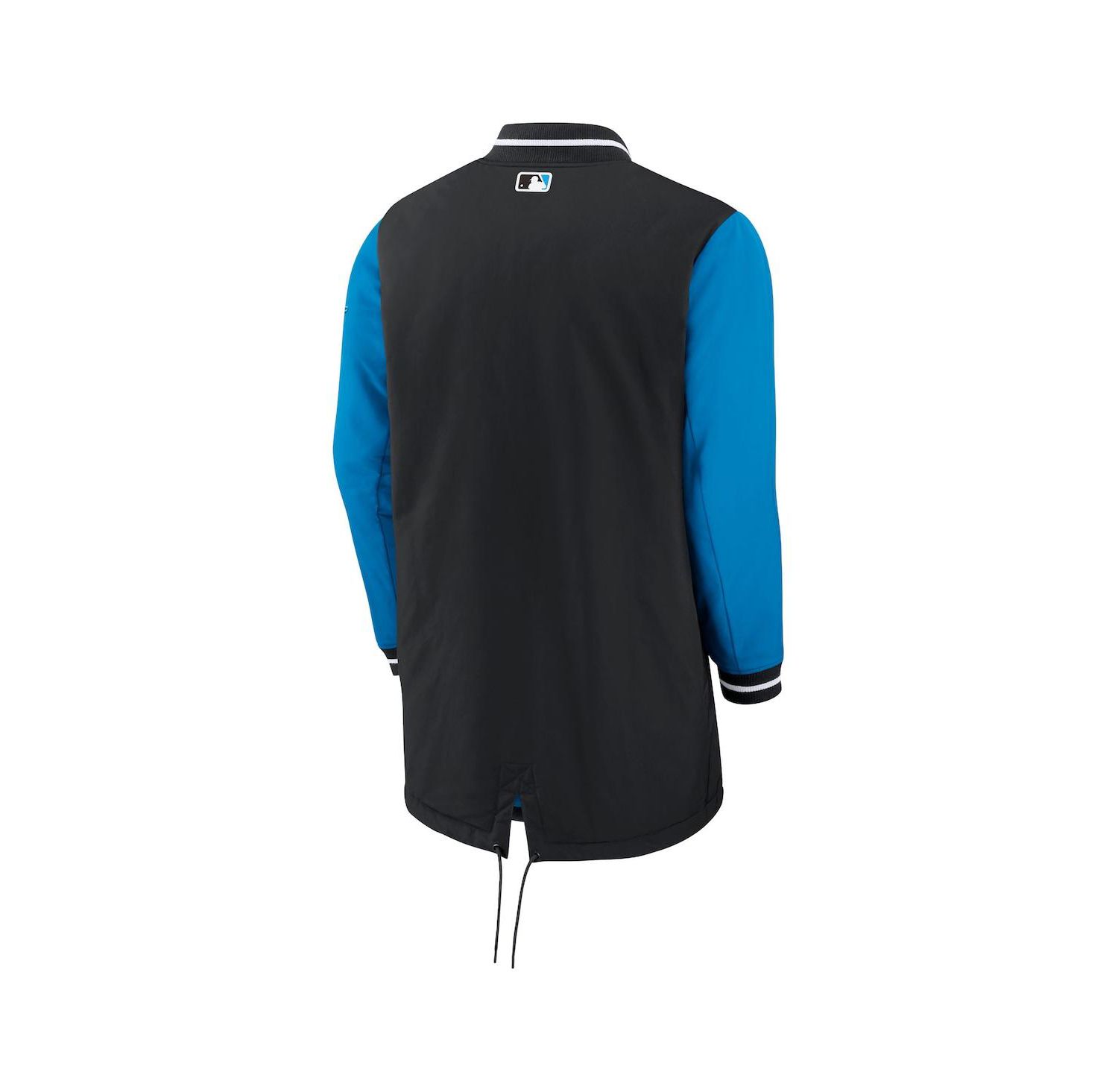 Men's Black Miami Marlins Dugout Performance Full-Zip Jacket
