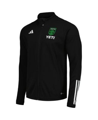 Men's Black Austin FC 2023 On-Field AEROREADY Full-Zip Training Top