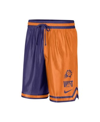 Men's Orange, Purple Phoenix Suns Courtside Versus Force Split DNA Performance Shorts