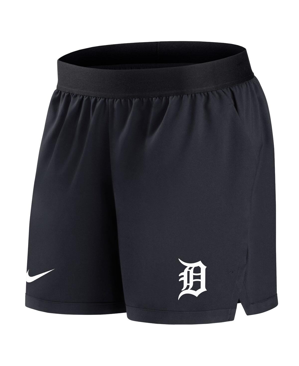 Nike Women's  Navy Detroit Tigers Authentic Collection Team Performance Shorts In Navy