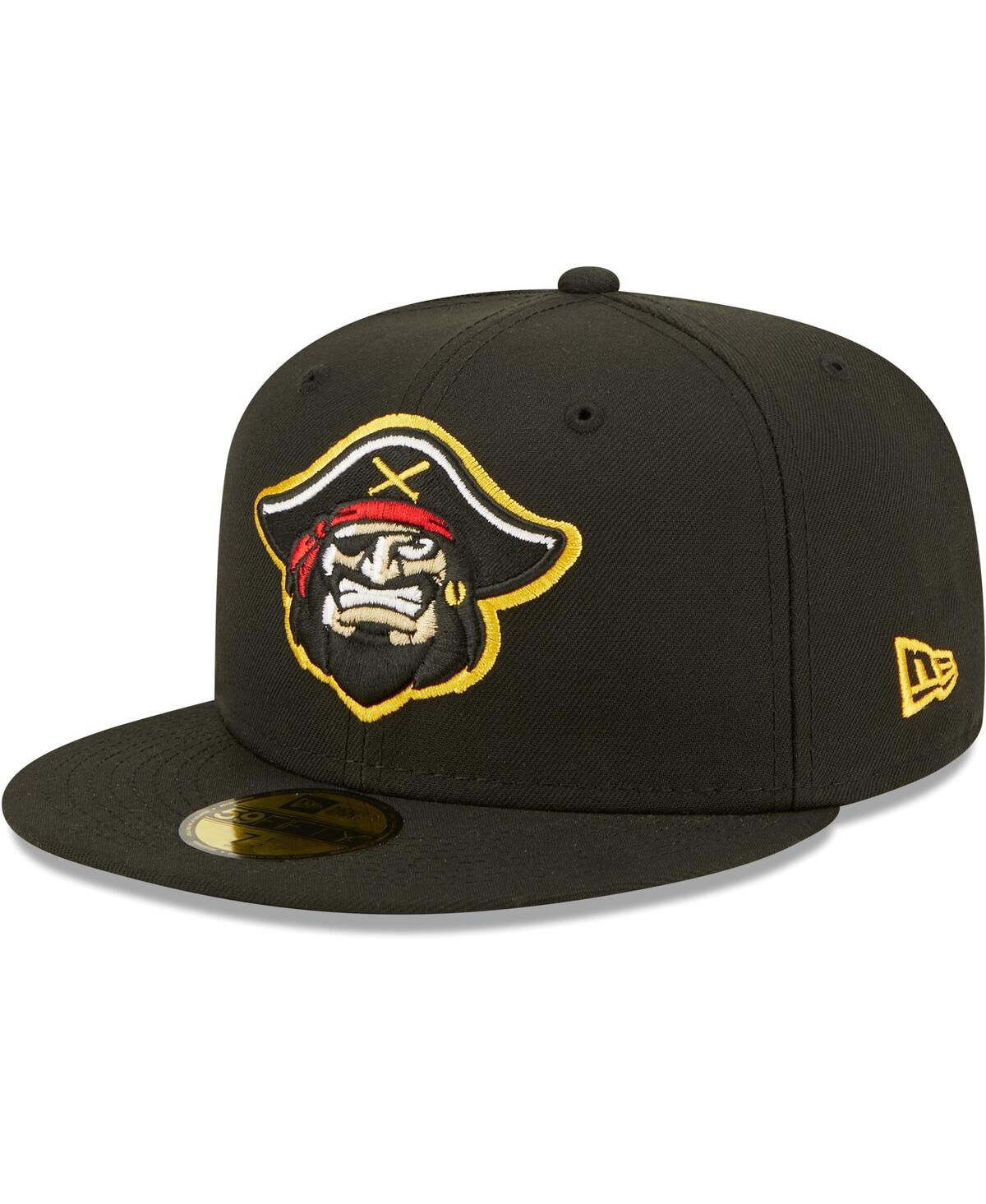 New Era Black Bradenton Marauders Authentic Collection 59fifty Fitted Hat In Black