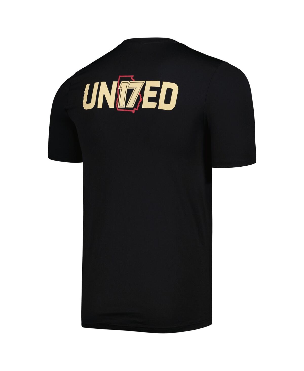Shop Adidas Originals Men's Adidas Black Atlanta United Fc Team Jersey Hook Aeroready T-shirt