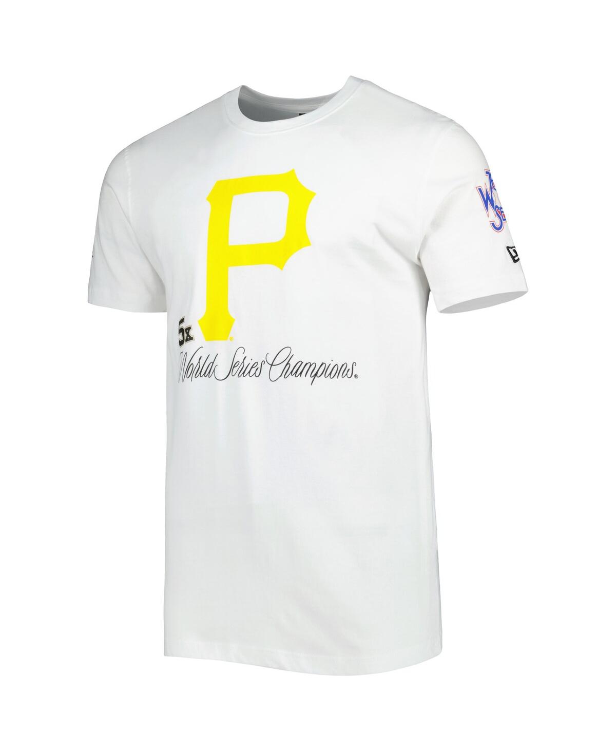Shop New Era Men's  White Pittsburgh Pirates Historical Championship T-shirt
