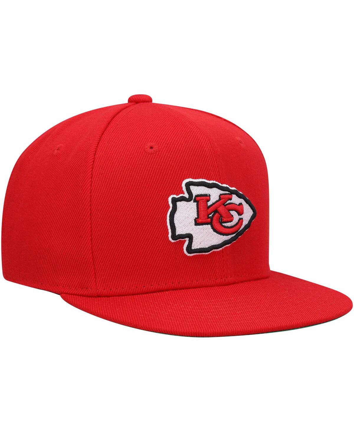 Mitchell & Ness Big Boys And Girls  Red Kansas City Chiefs Gridiron Classics Ground Snapback Hat In Red