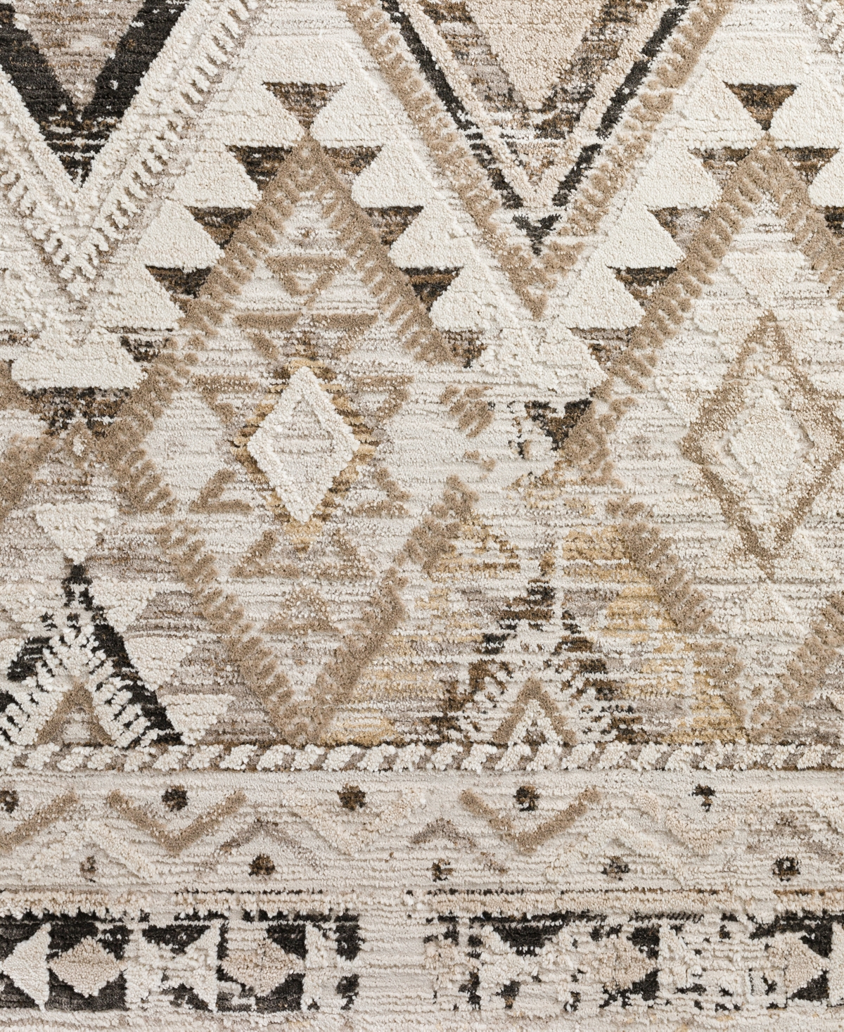 D Style Izmir Iz2 9' X 13'2" Area Rug In Taupe