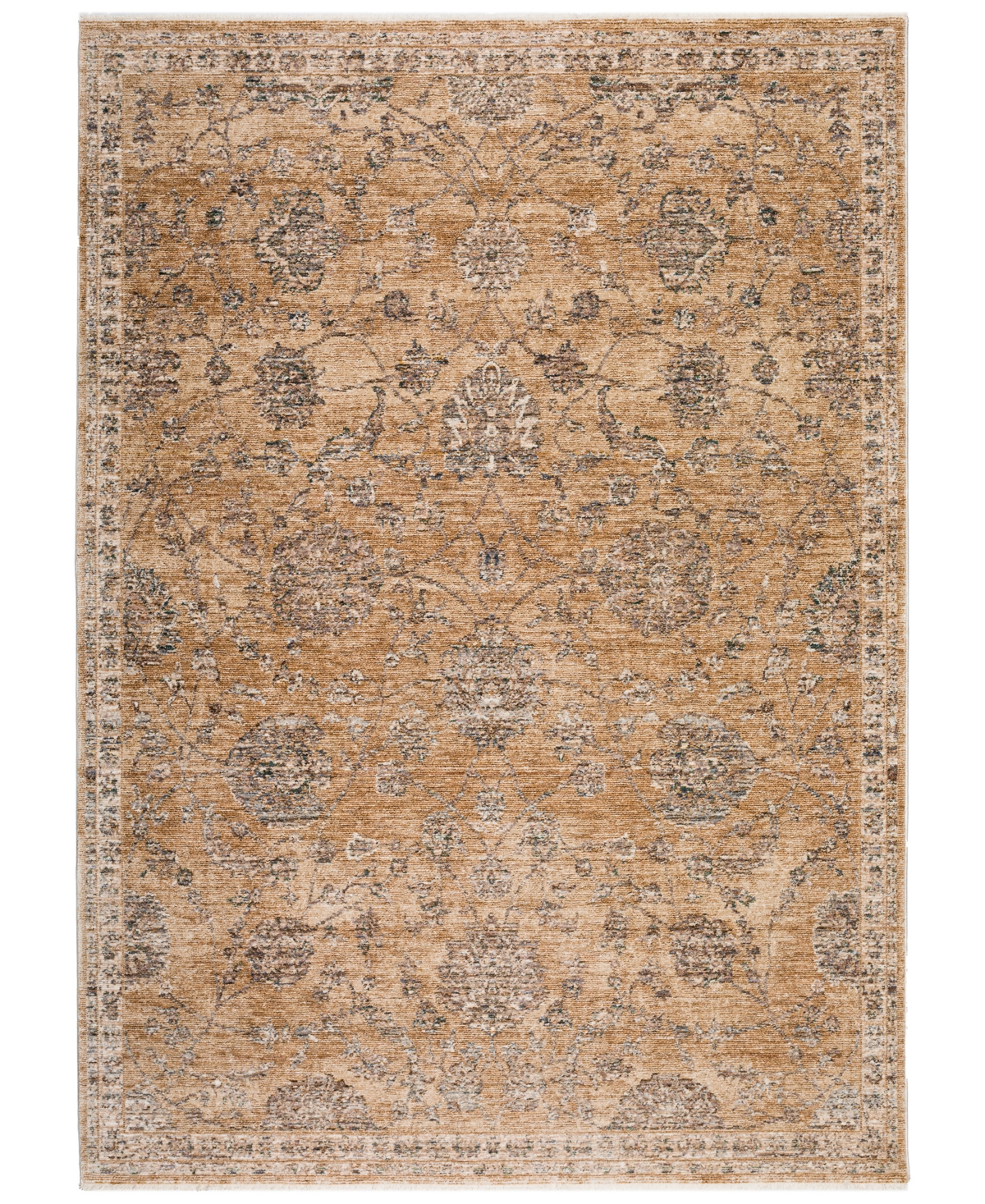 D Style Victoria VCT4 9' x 13' Area Rug - Tan, Beige