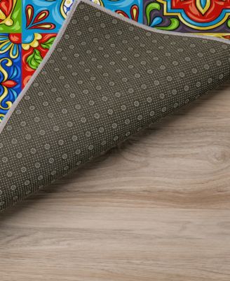 Kendall Kitchen Washable KE20 1'8" x 2'6" Area Rug