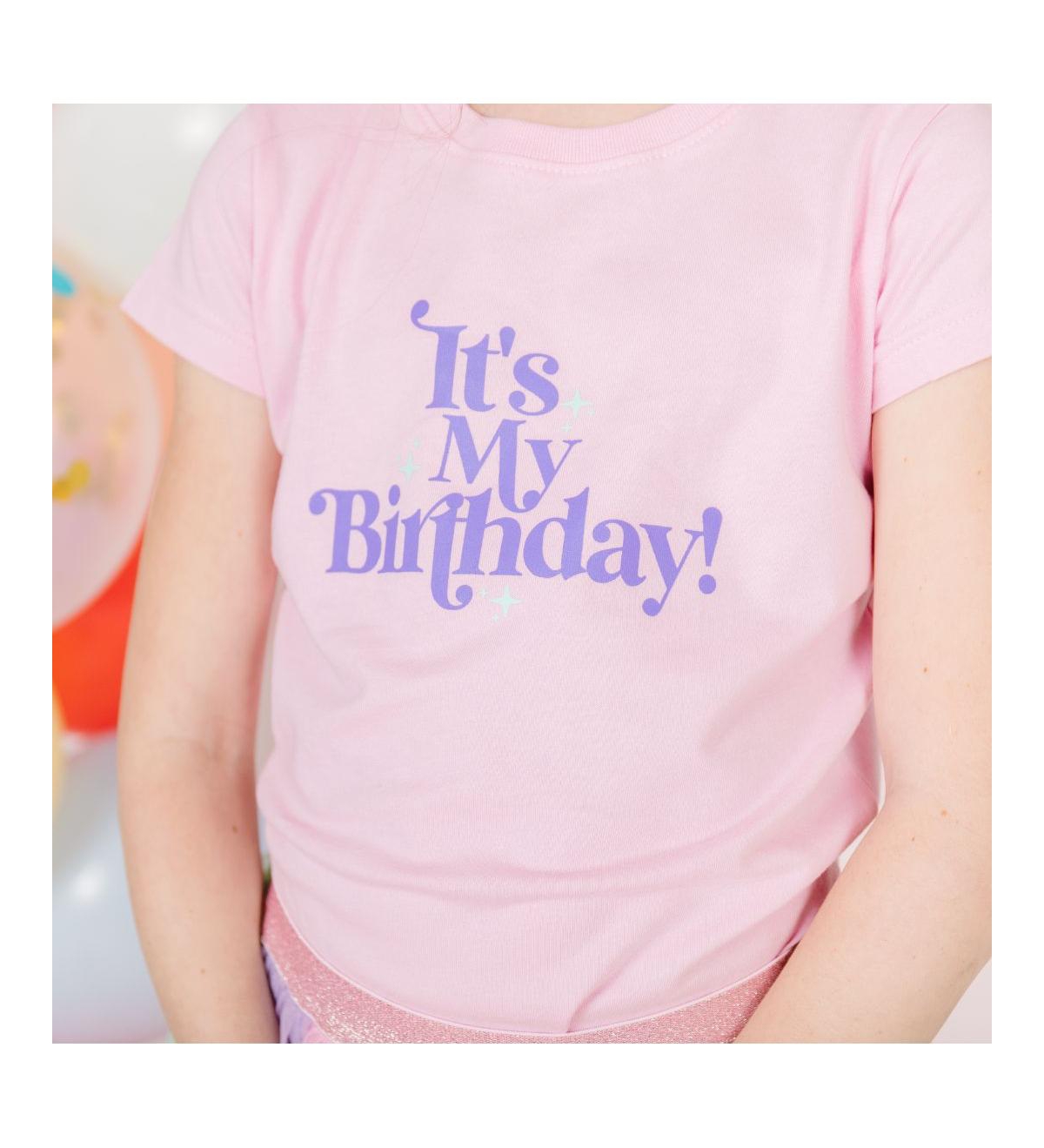 Little and Big Girls It's My Birthday T- Shirt
