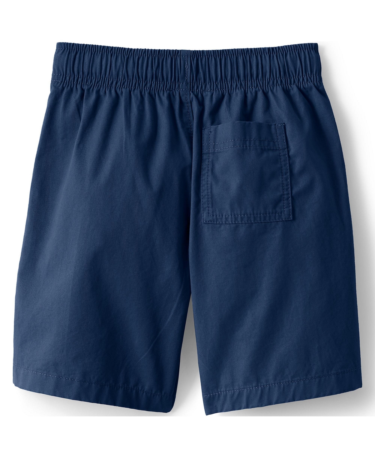 Lands' End Big Boys Pull On Chambray Elastic Waist Shorts