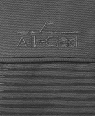 Ribbed Silicone Cotton Twill Oven Mitt, Set of 2